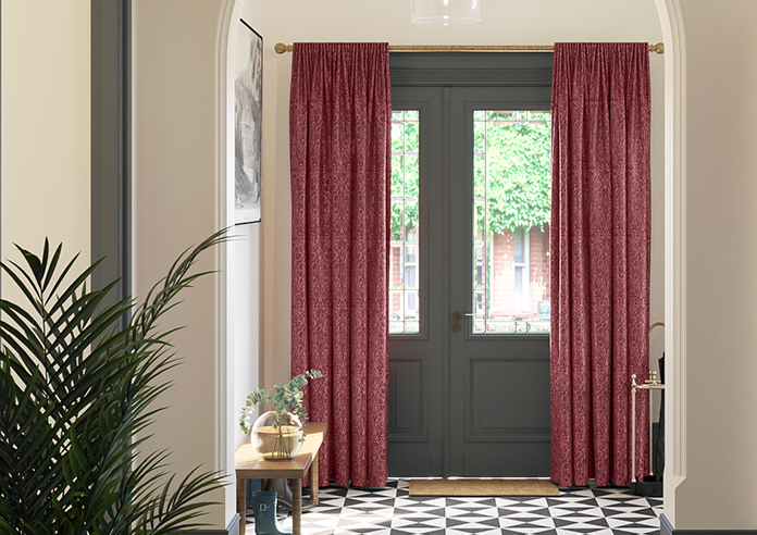 Tiverton, Carmine - Made to Measure Curtains - Image 3